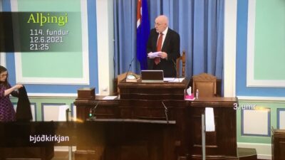 Alþingi setti lög um þjóðkirkjuna í júní 2021