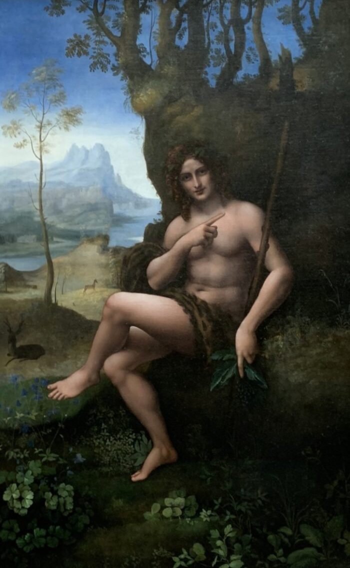Saint John the Baptist and Bacchus: a Deliberate Fusion Leonardo and his workshop